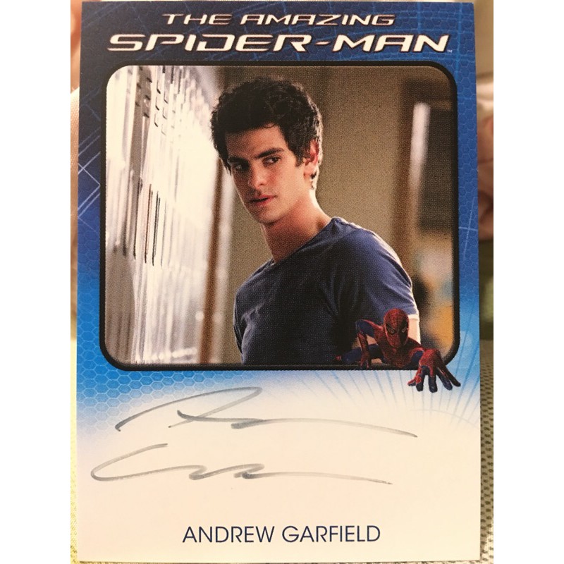 驚奇再起 蜘蛛人 親筆簽名卡 安德魯加菲爾德 Andrew Garfield 超稀有卡面簽 漫威 Marvel 鋼鐵英雄