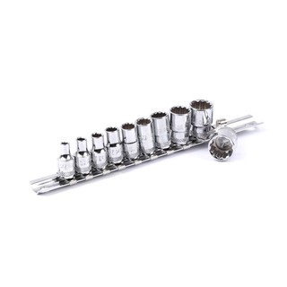 【iMOVER專業汽修】10件套 2分 12角套筒組 鉻釩鋼 公制/英制/E型套筒 汽修工具