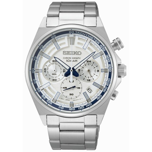 SEIKO精工 CS 140週年限量 三眼計時腕錶SSB395P1  SK008