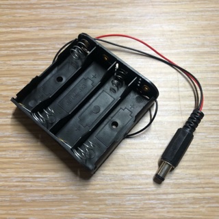 ◄UA4► 6V帶線DC頭4節裝電池盒 3號電池 4號電池
