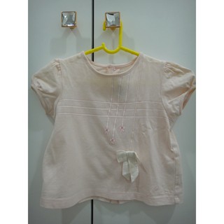 Burberry baby T恤 size:9M(粉色）