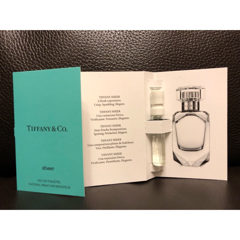 美國原裝 Tiffany &amp; Co. 晶淬 2019 Sheer 淡香水針管 / 試管 1.2 mL