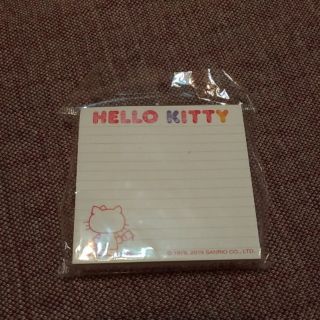 全新 超可愛 Hello Kitty 條紋 格紋 方型便條紙 ❤ooh lala❤