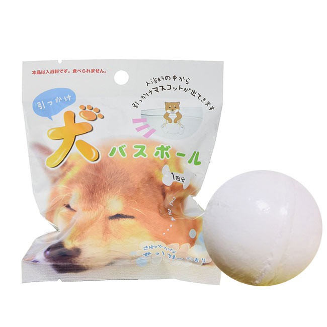 含稅 日本正版 狗狗 杯緣子 沐浴球 泡澡劑 入浴球 泡澡球 款式隨機
