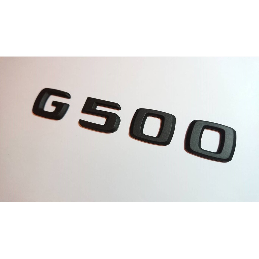圓夢工廠 Benz 賓士 2008~2014 G W463 G500 消光黑 後車箱 車標 字貼 字標 同原廠