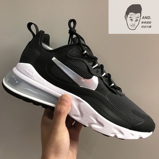 【AND.】NIKE AIR MAX 270 REACT 黑 銀勾 輕量 訓練 慢跑 穿搭 男款 CQ4598-071