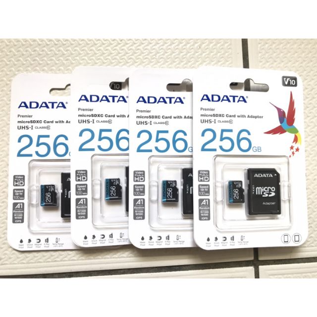 現貨(100M) ADATA 威剛256G記憶卡 256GB記憶卡 microSD