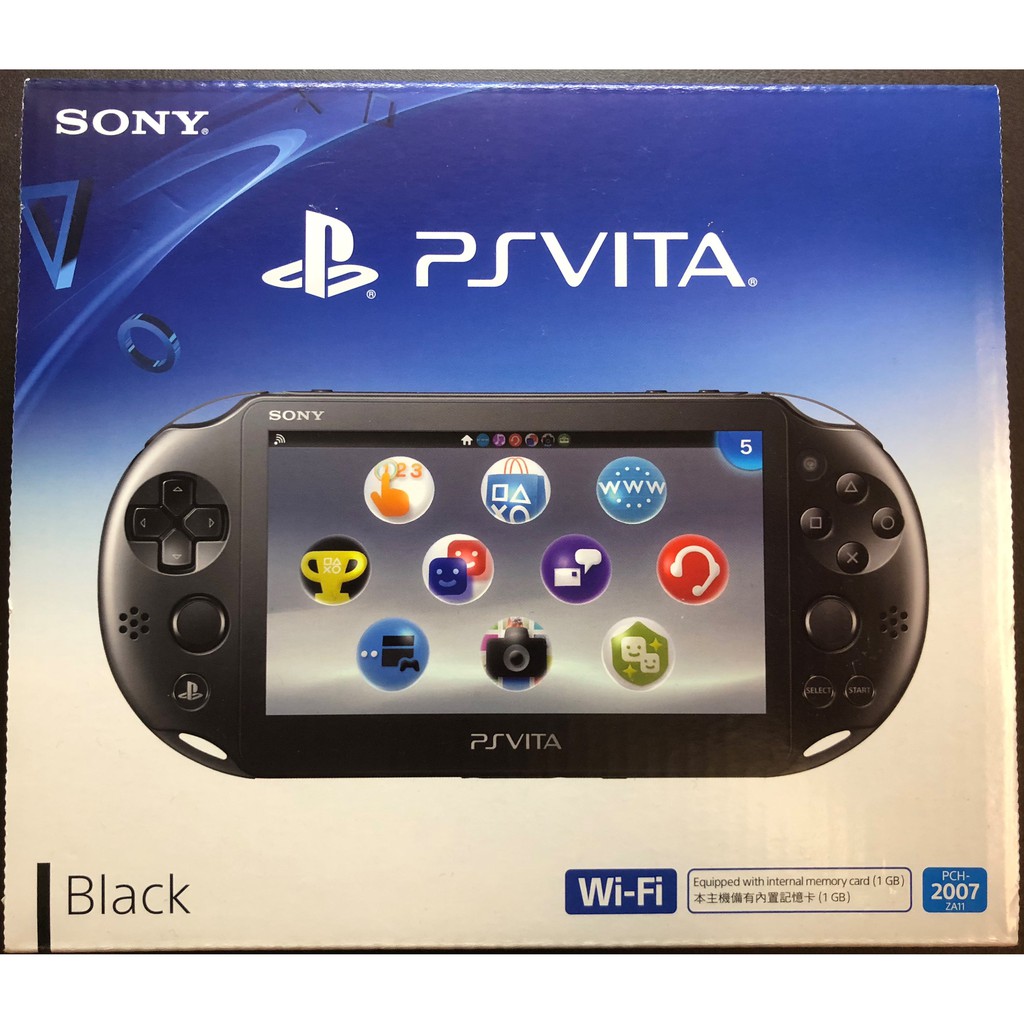 SONY PSVITA 2000型台灣公司版 黑色(附保護貼、保護殼、刺客教條:編年史三部曲遊戲卡帶)