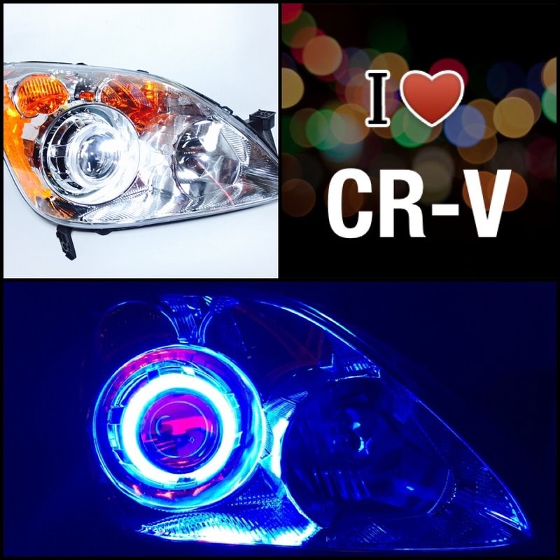 7號工廠 CRV 魚眼 大燈 05-06 三代 新款 保時捷 卡宴 飾圈 非 K6 K12 LED