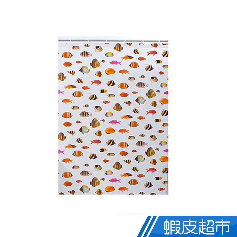 采緹m009 5c 魚魚總動員透明peva 寬180x高180cm 附掛勾防水浴簾隔間簾乾溼分離蝦皮直送 蝦皮超市 Line購物