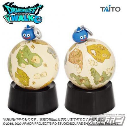 玩具寶箱 - 日版 TAITO 景品 勇者鬥惡龍 18cm 史萊姆 地球儀