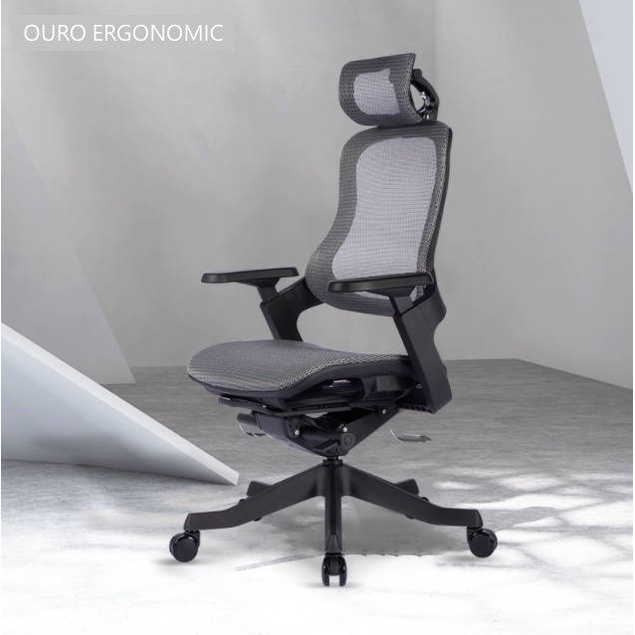 OURO ERGONOMIC 人體工學椅 超高性價比 堆滿好料件 杜邦網布 / 頂級四級認證氣壓桿 電腦椅辦公椅電競椅