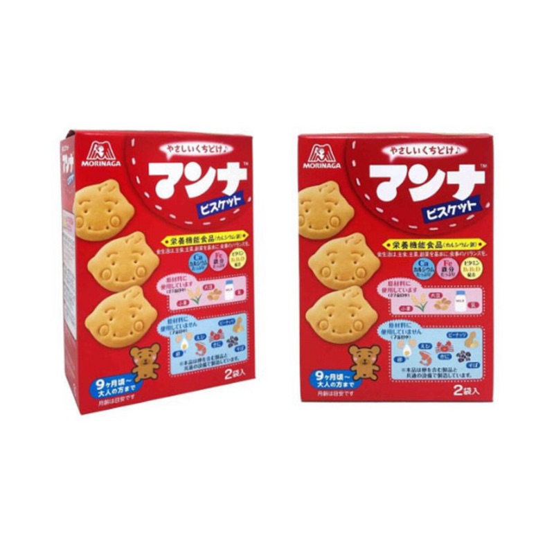 🐻熊麻麻精品🐻 現貨供應中日本 MORINAGA 日本零食 日本森永幼兒牛奶餅乾 寶寶餅乾86g