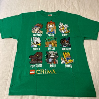 LEGO CHIMA 系列人物 男童Boy 綠色短T T恤