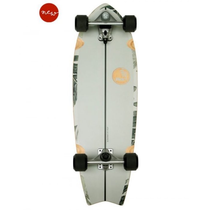 SLIDE  SURF SHOP ~衝浪滑板 Slide Surfskate 32" FISH PAVONES