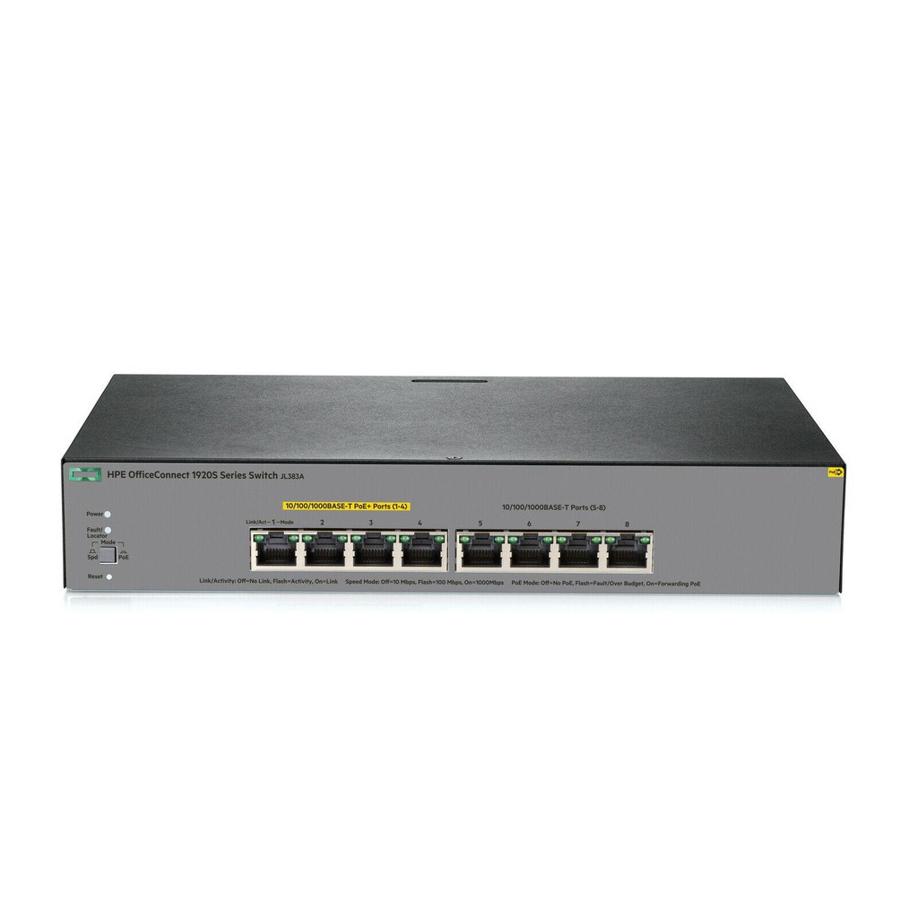 全新未拆 HPE OfficeConnect 1920S-8G POE+ 65 W Switch JL383A