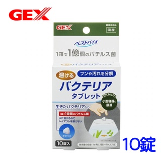 【GEX】硝化菌錠10入 高密度菌株 快速溶解 分解氨 亞硝酸 毛貓寵