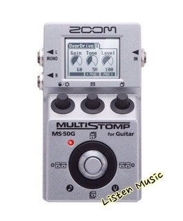 【立昇樂器】ZOOM MS-50G MultiStomp 電吉他 單顆 綜合效果器 MS50G