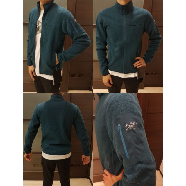 全新正品 現貨1件 始祖鳥 Arcteryx Covert Cardigan Mens 刷毛立領外套 深藍綠色