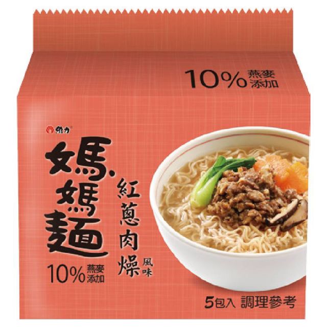 台灣特色 維力媽媽麵紅蔥肉燥風味(包)80gx5