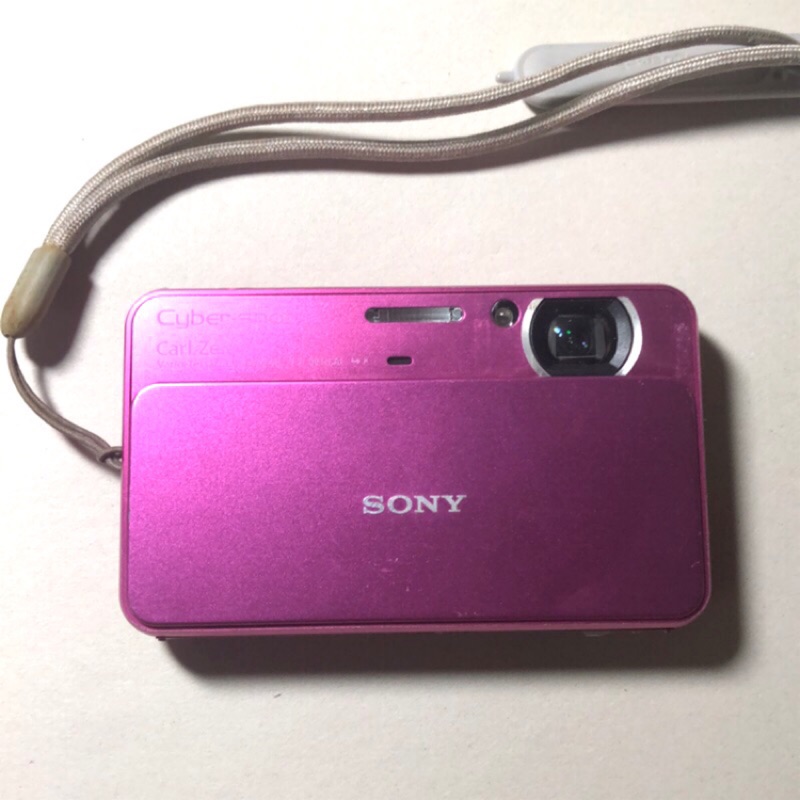 ［誠可議］Sony DSC-T99 桃紅相機 附相機包（不含充電器）