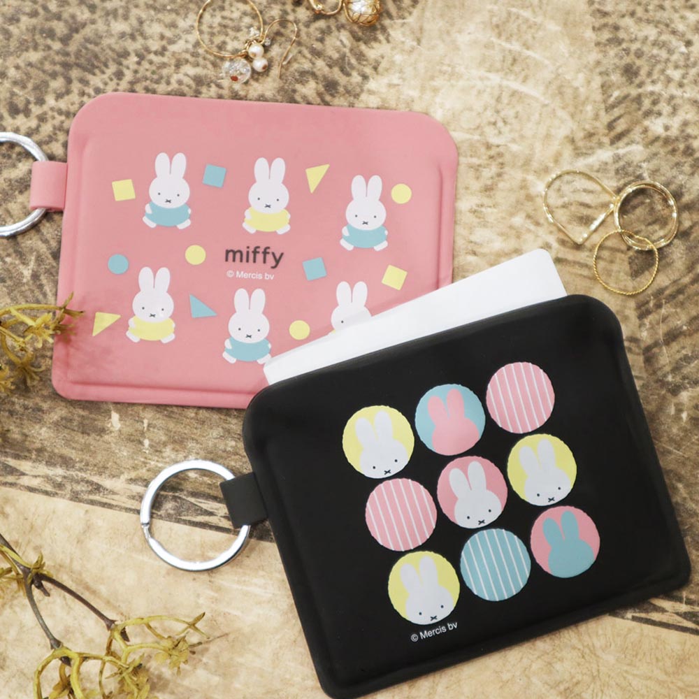 FLAPPO miffy 繽紛 米飛矽膠 夾鏈式卡夾包 秋季限定(p+g design/日本正版/可水洗/零錢包/米菲兔
