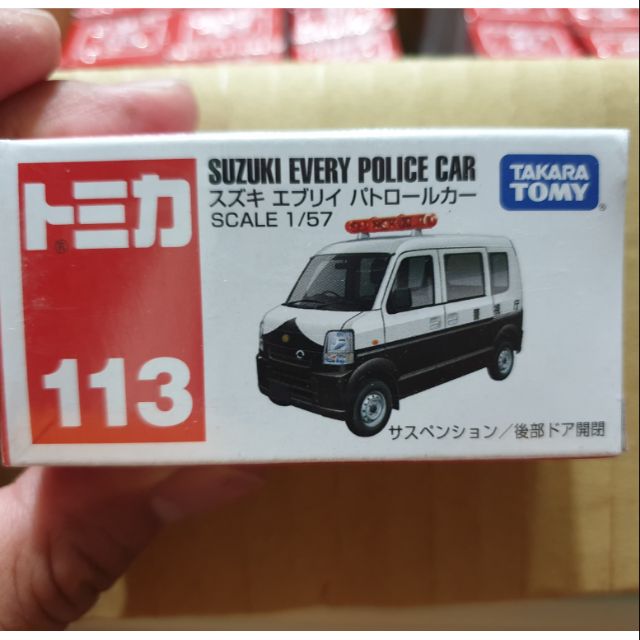 現貨 TOMICA No113 Suzuki Every police car