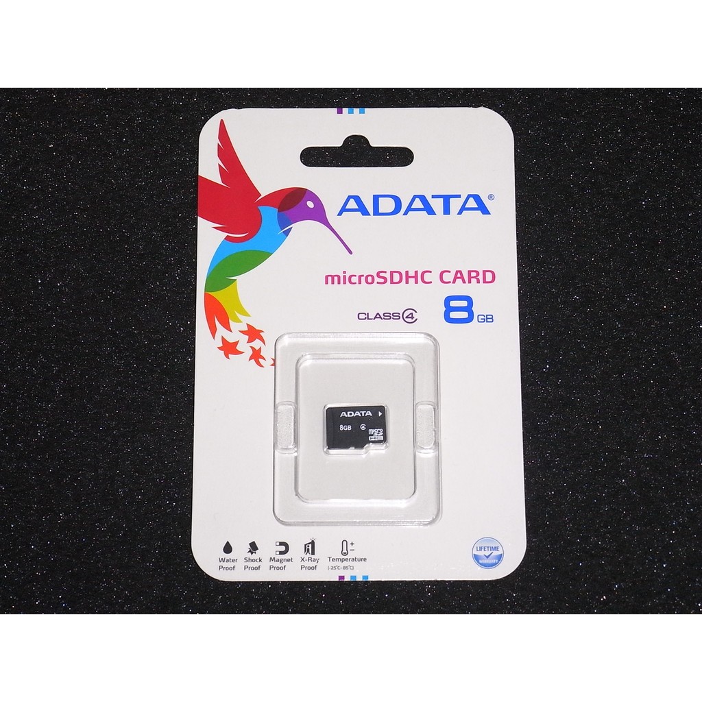 全新威剛 ADATA 8G 記憶卡(C4/micro SDHC)原廠終身保固