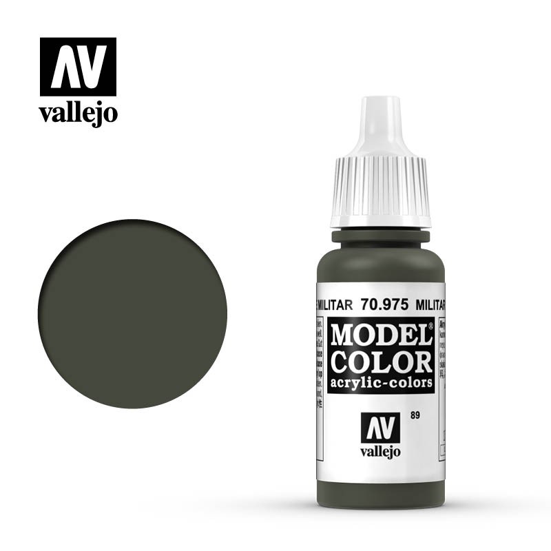 【模界模型】Vallejo Model Color 軍事綠 70975 (89)