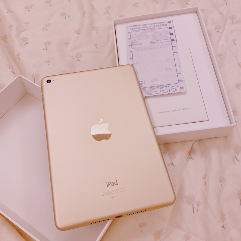 【9成新】超級少用 ipad mini 4 平板 金色 16GB wifi版 ipadmini4 ipadmini 二手