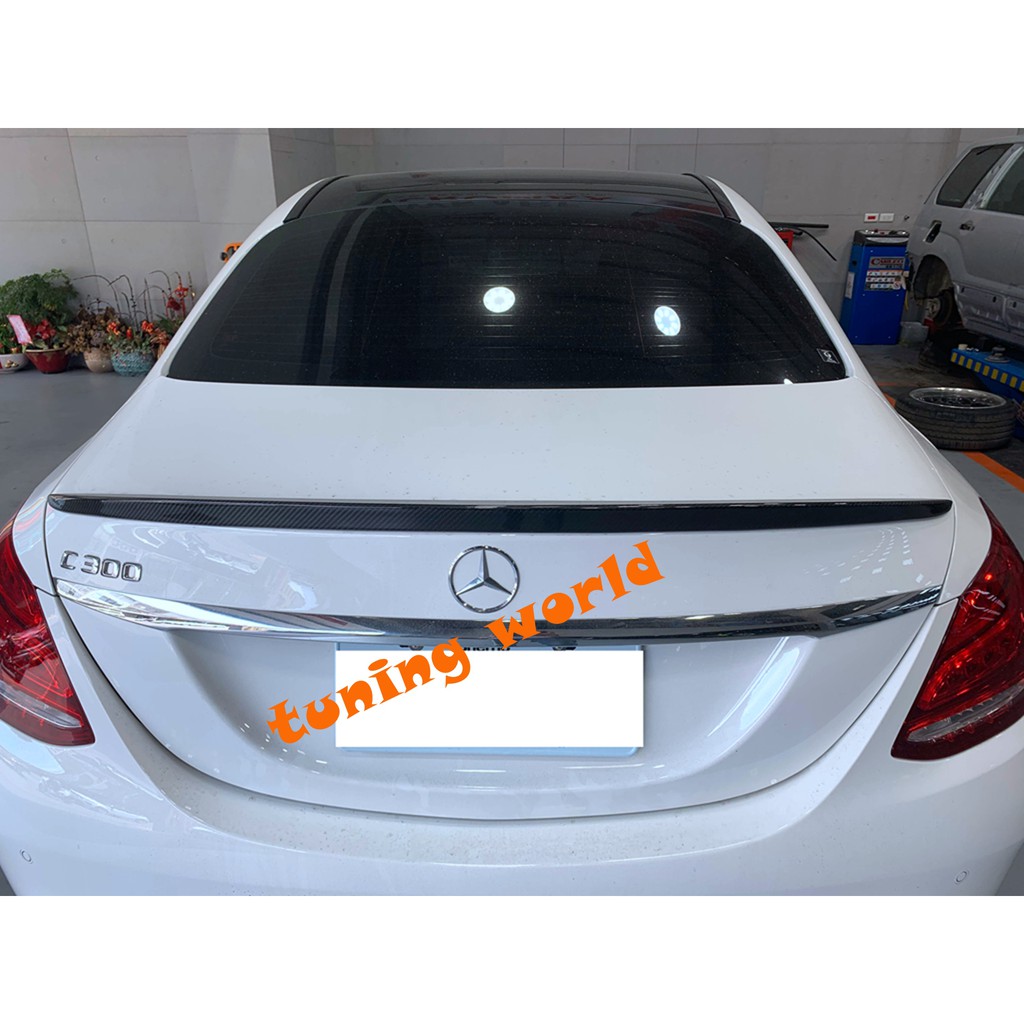 BENZ W205 C-CLASS 鴨尾 尾翼 AMG款 CARBON 碳纖維