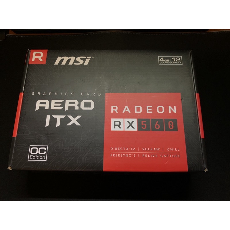 AMD RX560 4G OC （原廠保內，面交-$199）