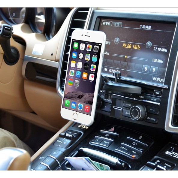 車用 手機支架 汽車用 音響主機用 磁鐵支架 平板手機用 手機架 通用支架