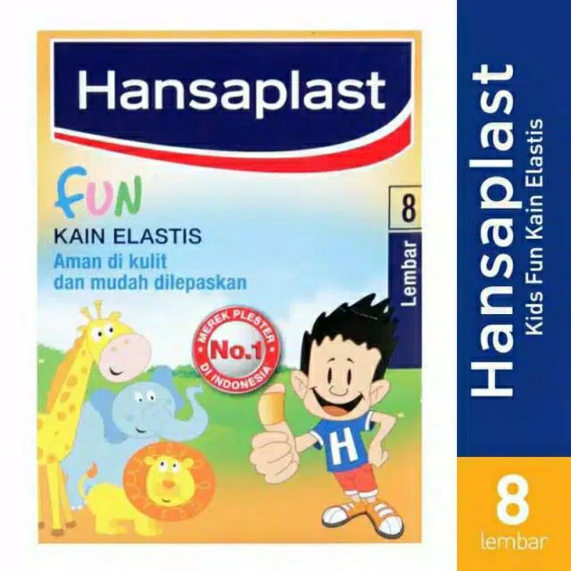 Hansaplast Fun 彈性織物 1 袋內容 8 張