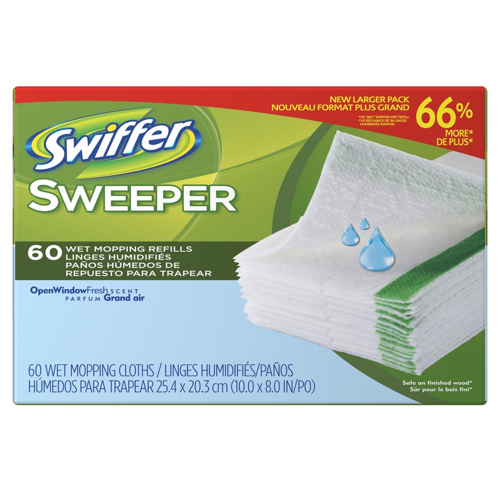 SWIFFER SWEEPER溼除塵紙20張入（單盒）