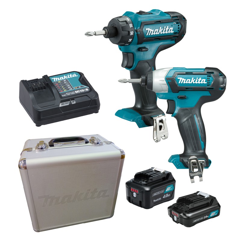 牧田 makita 12V 雙機組 CLX200SMAX 衝擊起子機+起子電鑽 (TD110D)+起子電鑽(DF031)