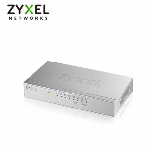 Zyxel合勤 GS-108B v5 桌上型8埠Gigabit 乙太網路交換器(金屬殼)-富廉網