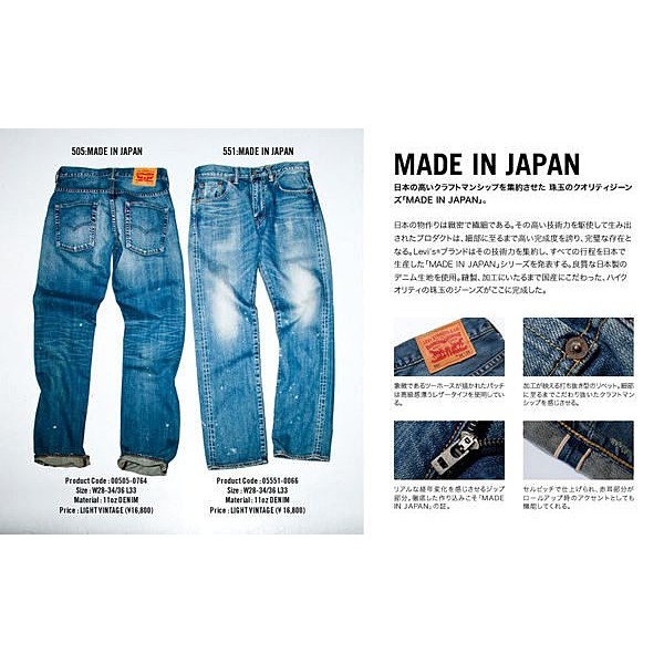 LEVIS 05551-0066 日本製 潑漆 牛仔褲 二手