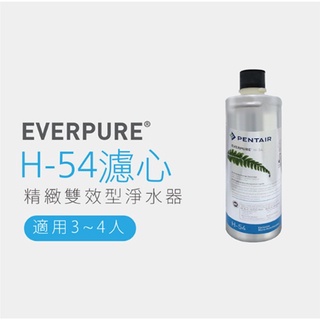 【PENTAIR濱特爾】Everpure愛惠浦 H54 精製雙效型淨水器濾芯 專利多摺複濾膜設計 可議價 保證賣場最低價