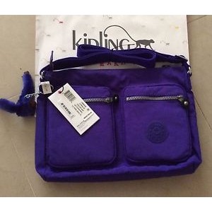 全新正品 KIPLING HB6506 CORALIE 紫色 斜背包