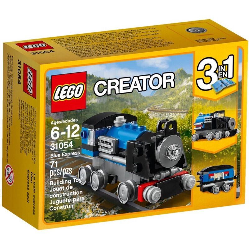 [qkqk] 全新現貨 LEGO 31054 藍色小火車 樂高creator系列