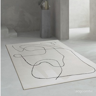 北歐藝術簡約現代地毯臥室客廳茶幾墊INS風地墊 EV0C