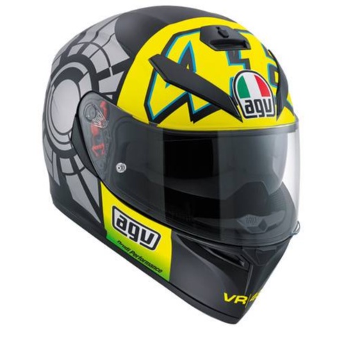 威盛重車人身部品 特價 S號 AGV K3 SV WINTER TEST 感動 內墨片設計 防霧貼片 雙D扣 全罩安全帽