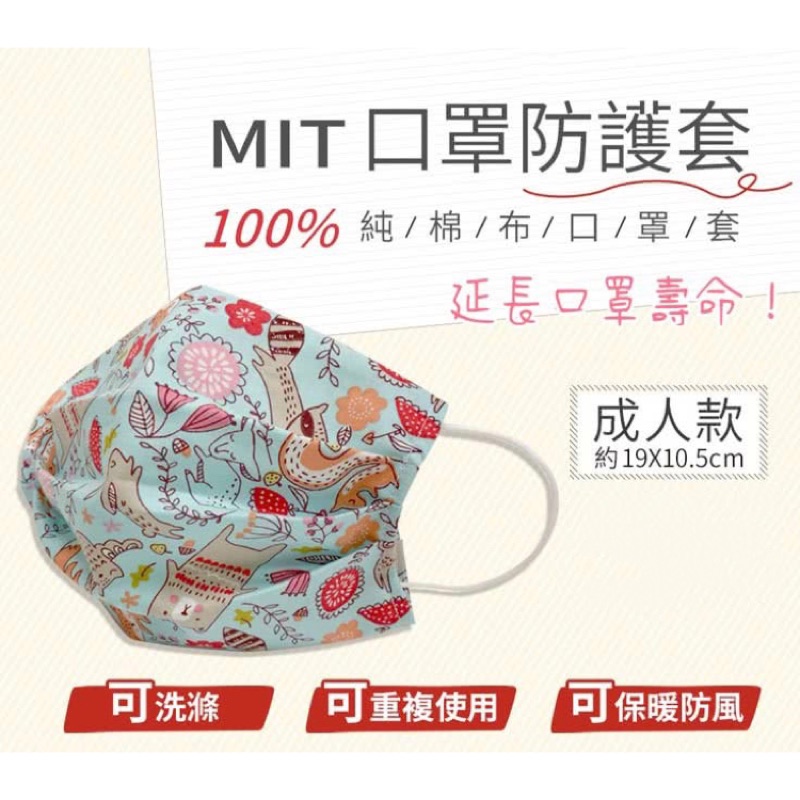 買一送一✨ 台灣製 口罩保護套 成人 送口罩