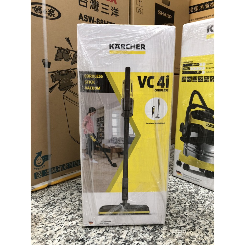 【德國凱馳 KARCHER】無線除蟎吸塵器 VC 4I / VC4i CORDLESS 台灣公司貨