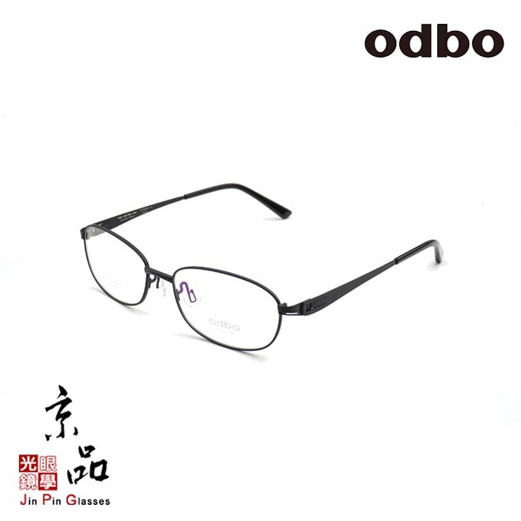 【odbo】1732 C1 霧黑色 鈦金屬 輕量化設計 高度數適合 鏡框 JPG 京品眼鏡
