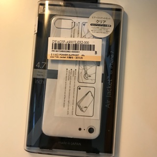 POWER SUPPORT 透明手機殼 iPhone 7 Air Jacket 保護殼 - 透明