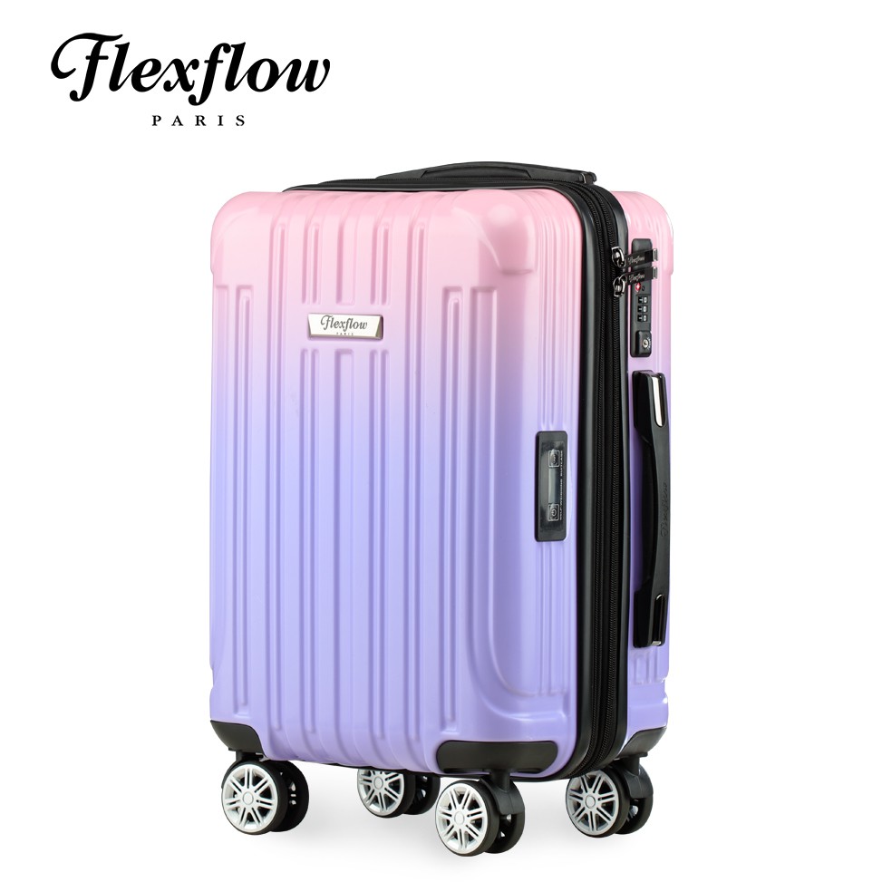 Flexflow 夢幻色票 里爾擴充系列19吋 智能測重防爆拉鍊旅行箱