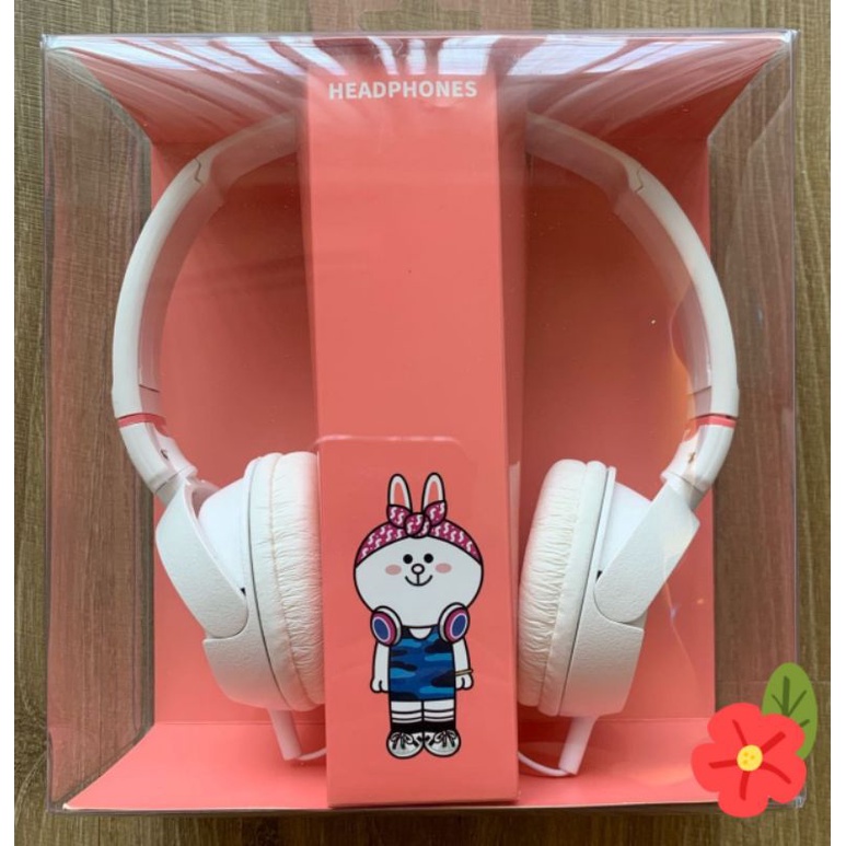 全新盒裝 現貨 LINE Pay 兔兔 頭戴式耳機 LINE FRIENDS ☆下標隨機加贈品牌美妝小物