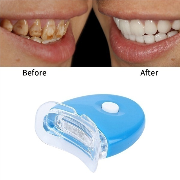 2024 牙齒美白凝膠清潔牙齒 LED 冷白光牙齒美白套裝